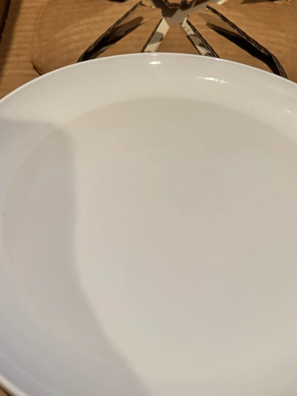 Anthropologie Ginny milky and glossed‎ Ceramic Side Plates - Set of 4